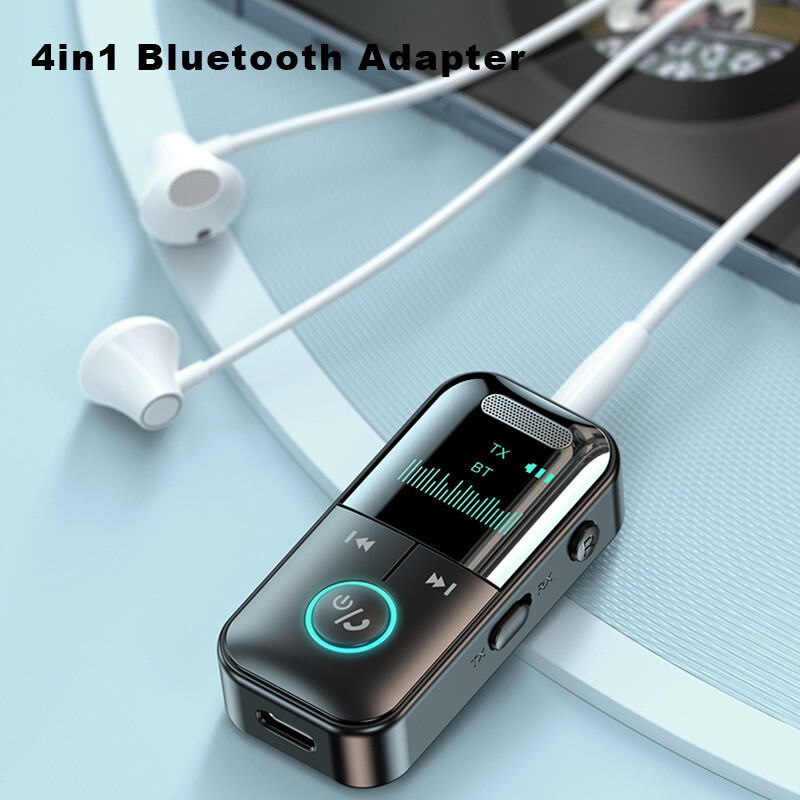 Bluetooth Transmitter Call Music Receiver AUX Adapter for Car Headphone iPod