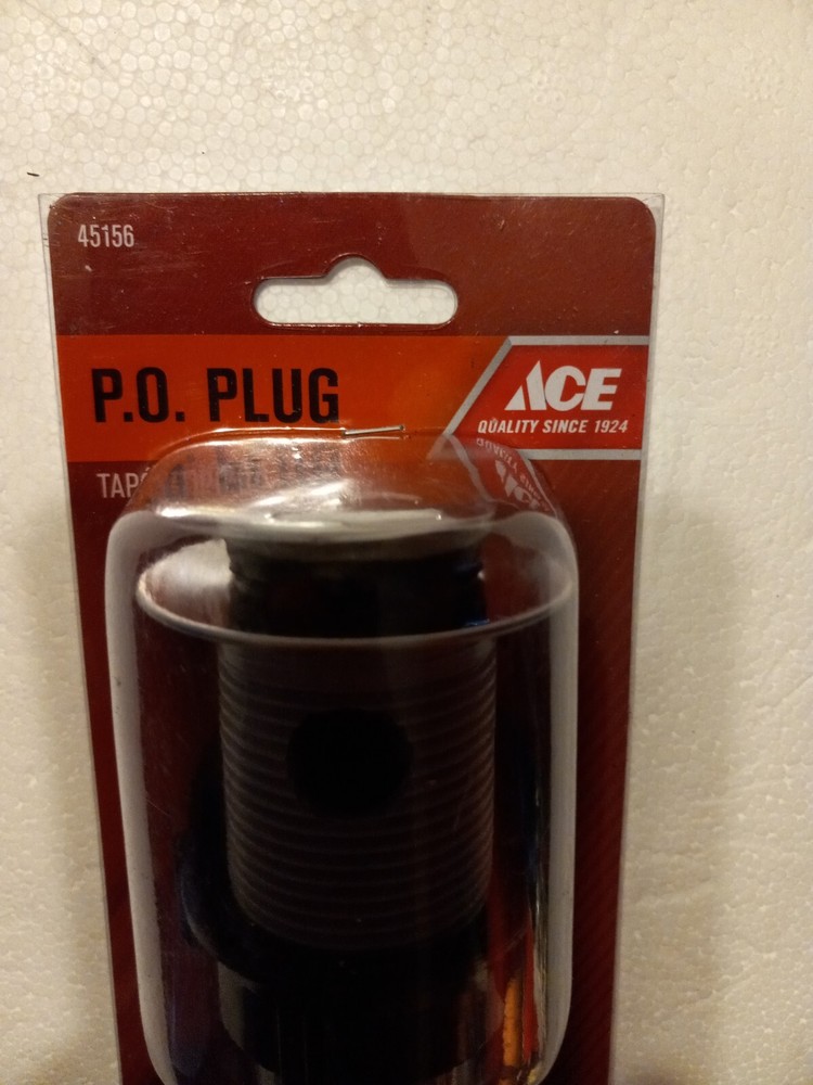 ACE P.O. Plug Chrome 45156 NEW