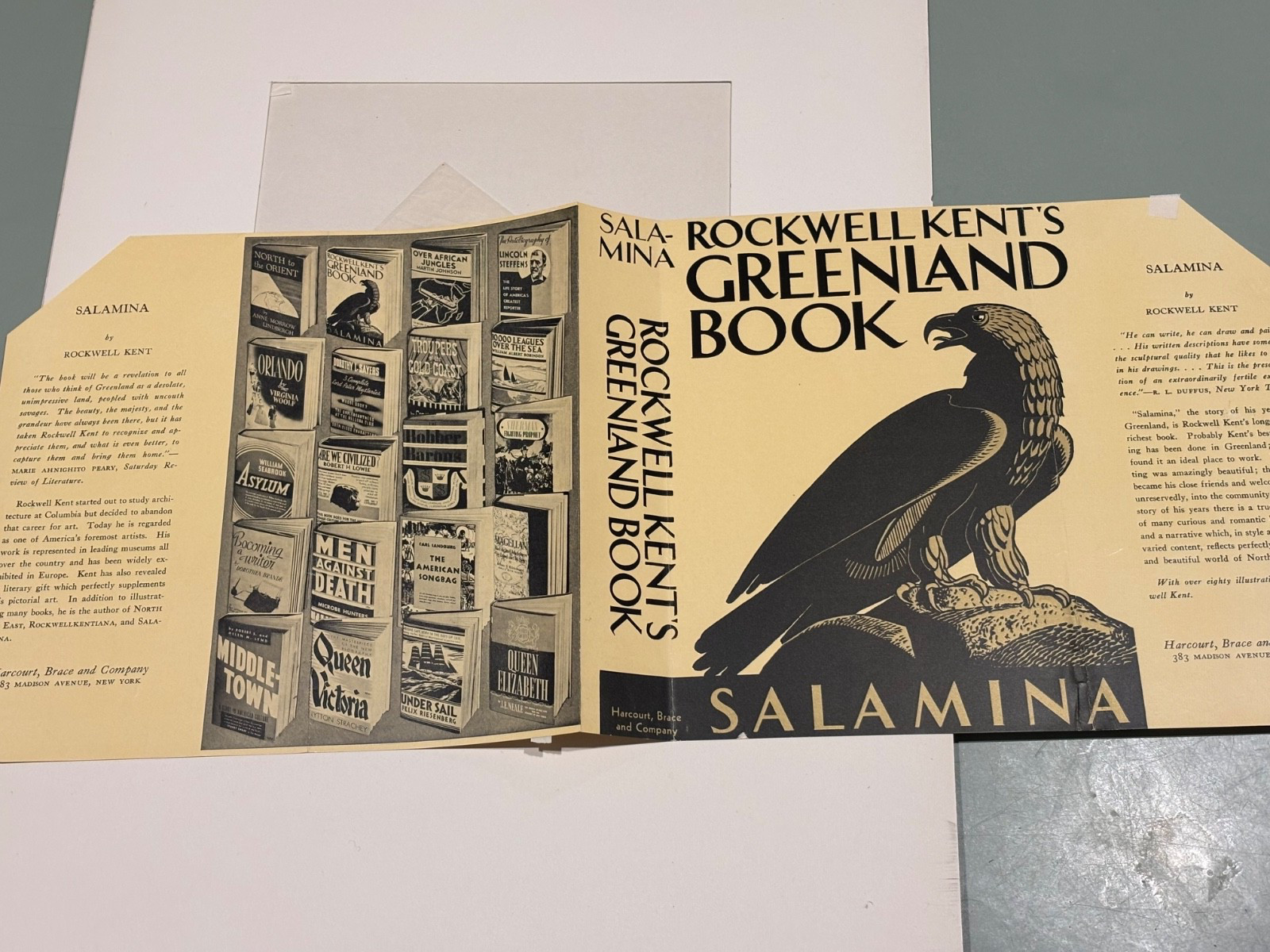 Rockwell Kent Salamina Greenland Book Dustjacket estate artist Dan Burne-Jones