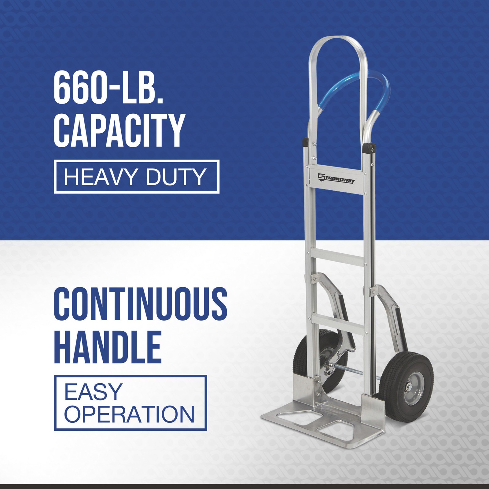 Strongway Aluminum Hand Truck/Stair Skid, 660-Lb. Capacity