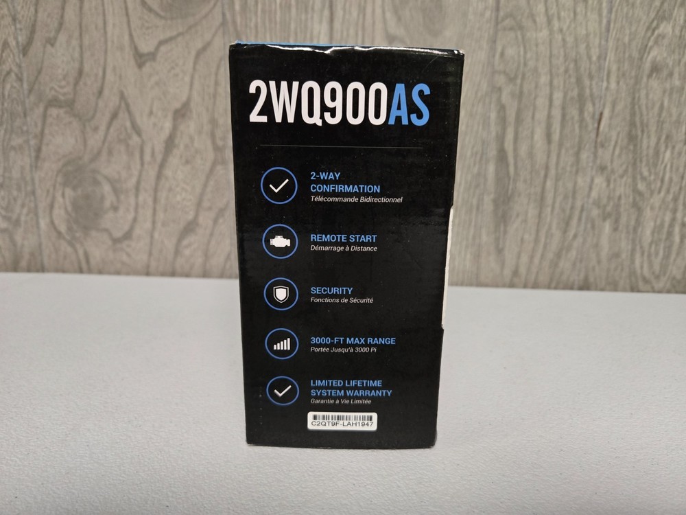 Compustar CS2WQ900-AS 2-Way LCD 3000-FT Max Range Remote Start + Security System