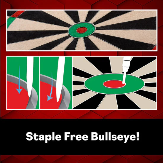 VIPER DEAD ON SISAL BRISTLE STEEL TIP DART BOARD FROM GLD PDTS NEW SHIPS FREE