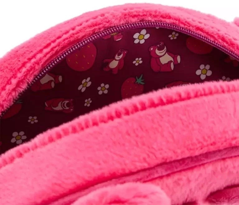 Disney Toy Story 3 Lotso Plush Hip Pack Bag Pink