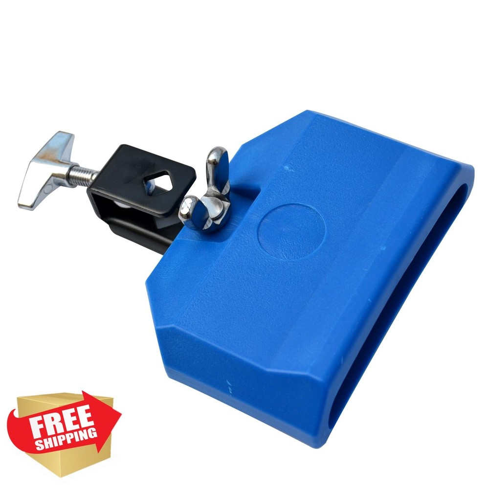Plastic Musical Jam Block, Hand Percussion, Blue