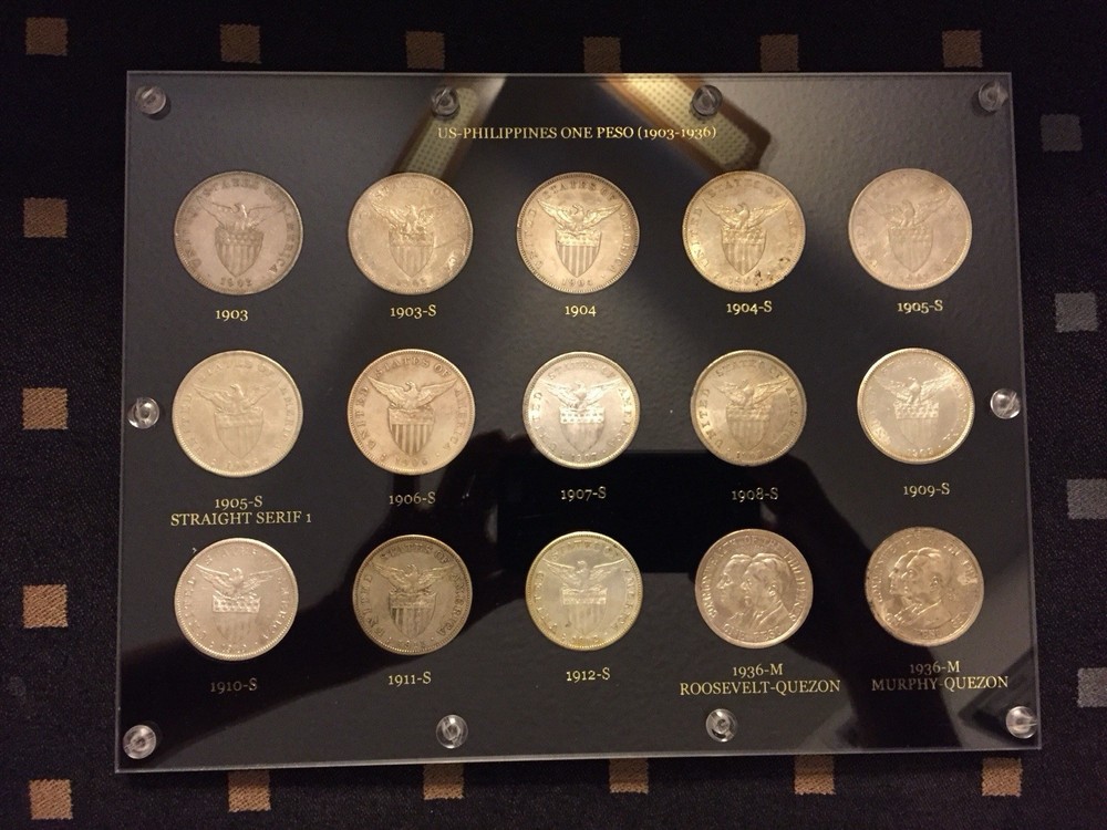US-Philippines Peso Display Case