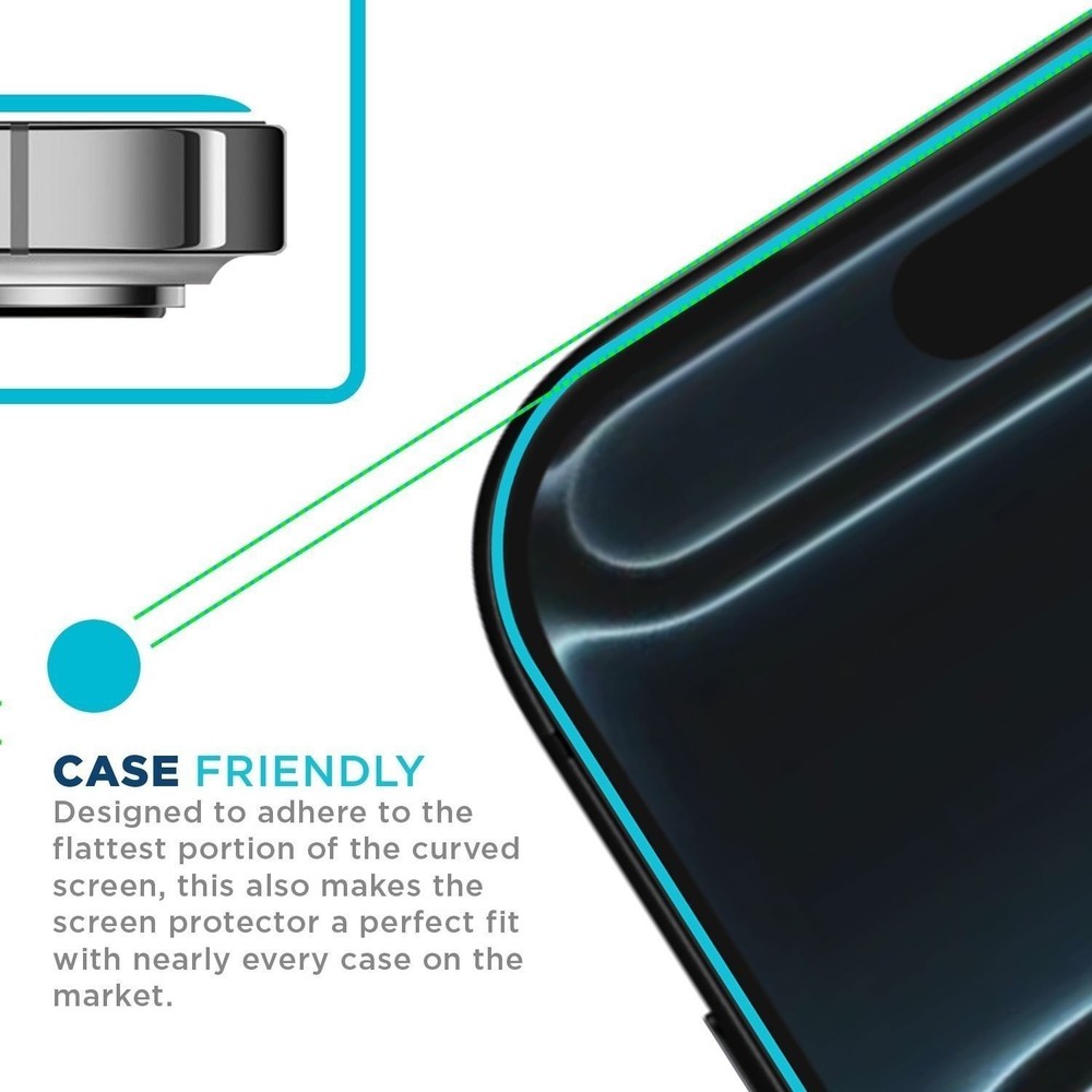 Tech Armor for Apple iPhone 17 Pro Max Screen Protector Glass 6.9 inch 3- Pack