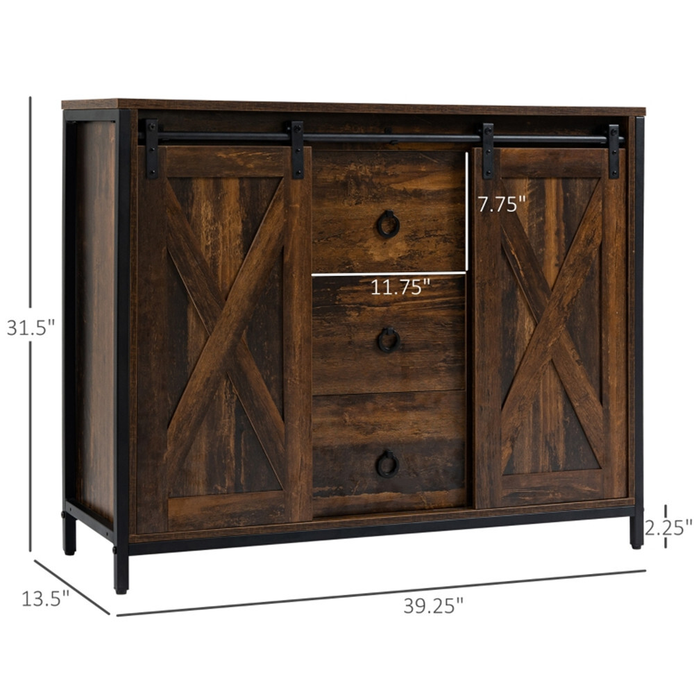Cabinet Kitchen Sideboard Brown