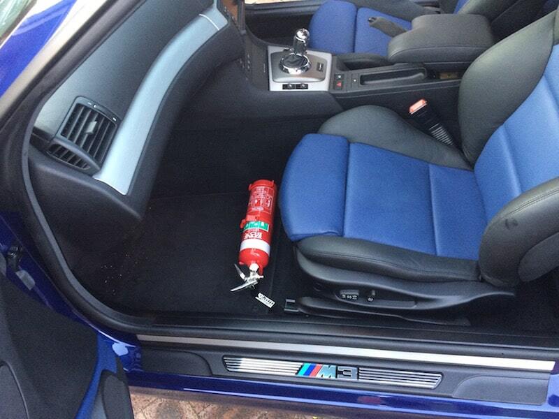 BMW E46 Fire Extinguisher Bracket