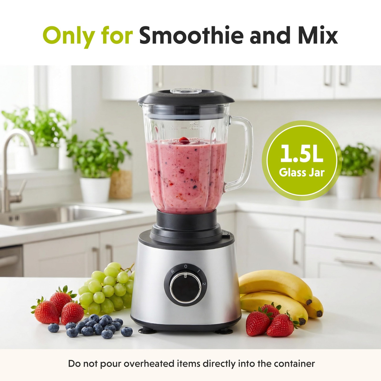 Food Processor Blender Combo, 300W Electric Food Processor for Slicing, Dough