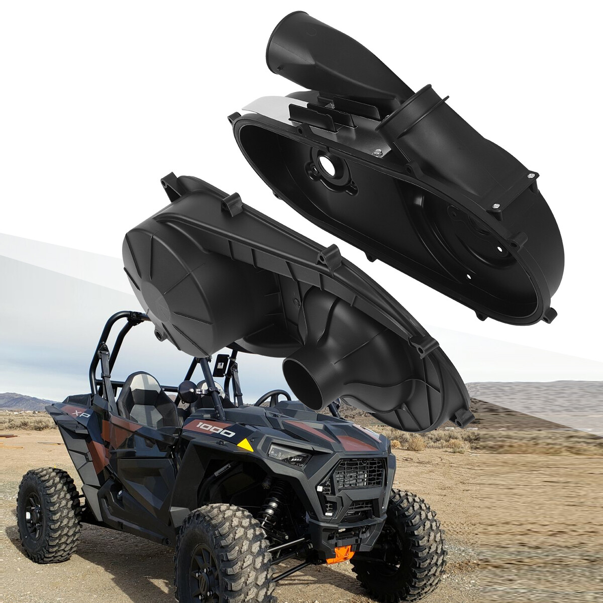 Outer & Inner Clutch Belt Cover for Polaris RZR XP 1000 S 4 2014-2024 2015 2016