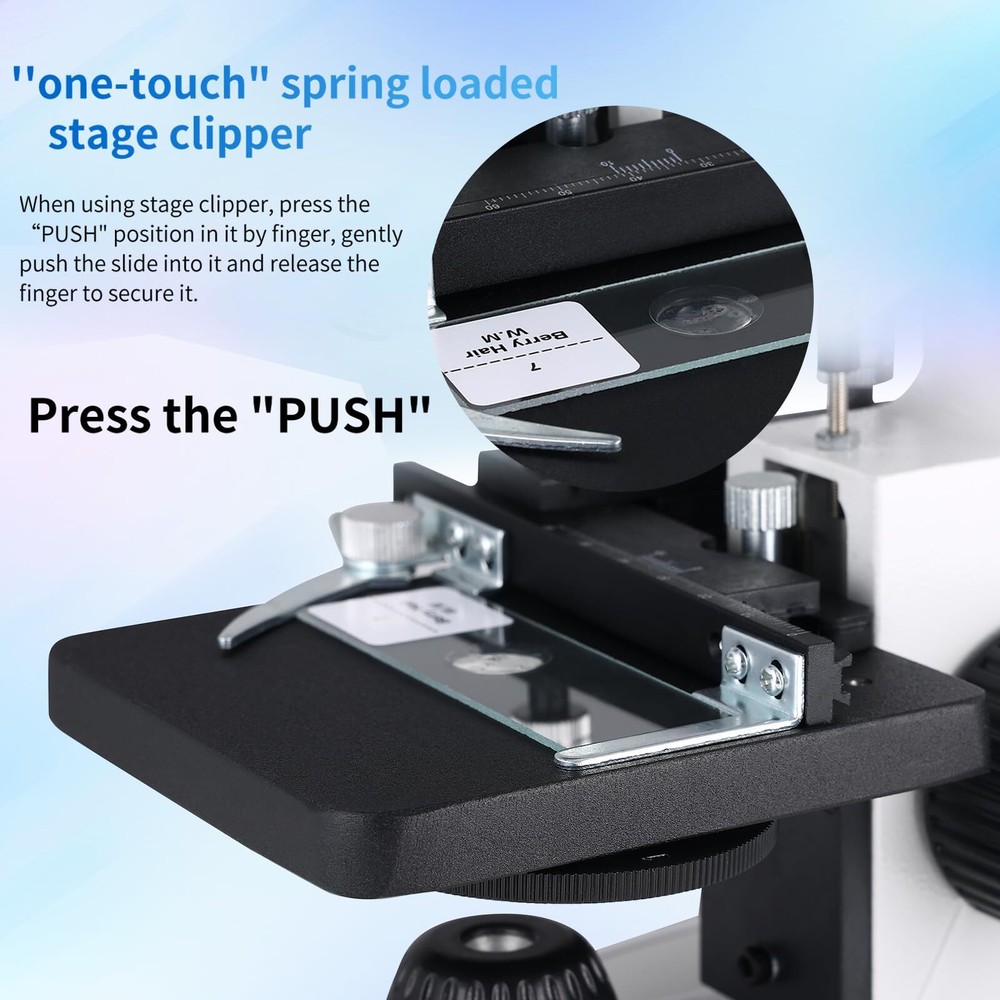 Binocular Compound Microscope 40x2000x Research Grade Professional Microscope Wi