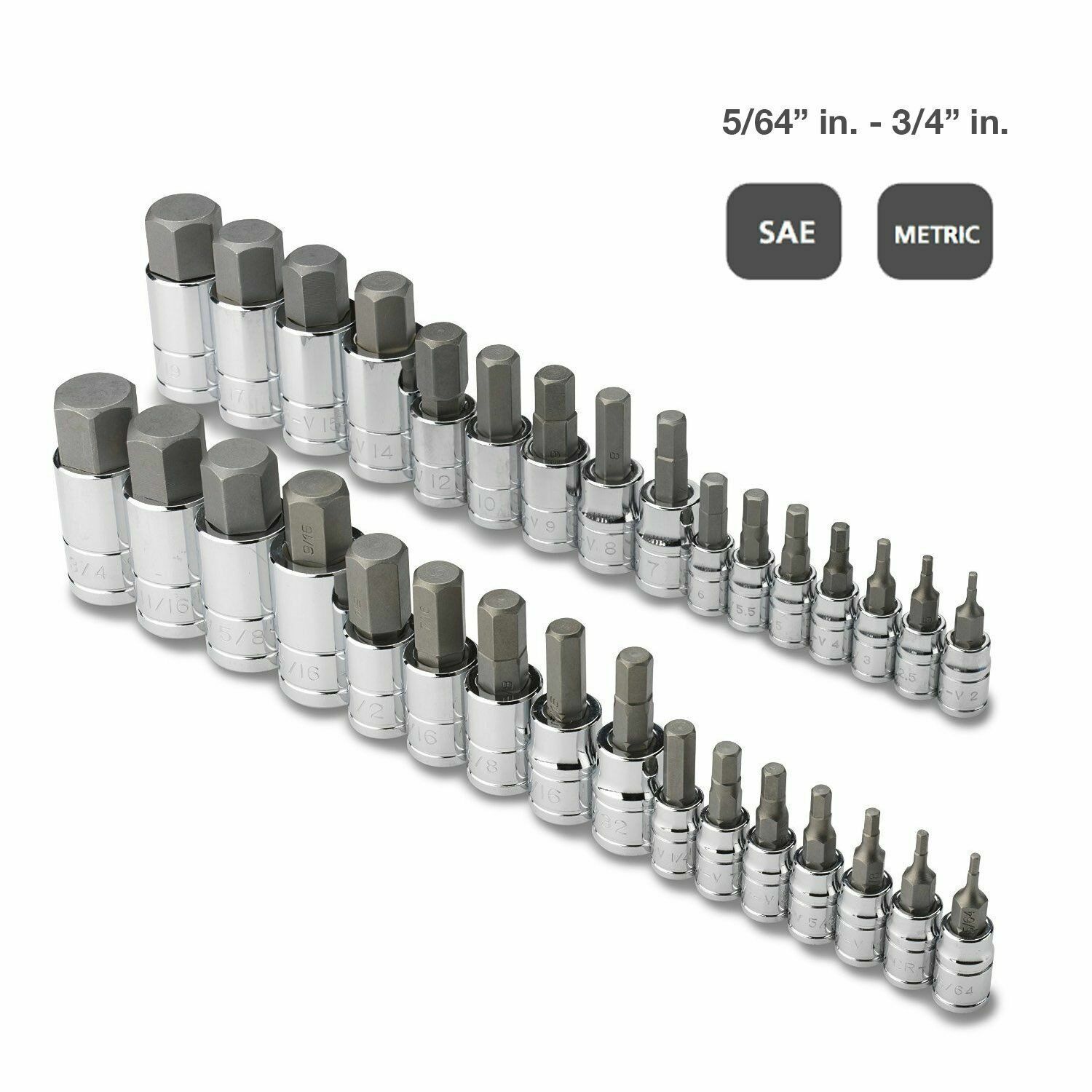 10 pc Stubby Metric Combination CRV Wrench Set 10 - 19mm Canvas Pouch