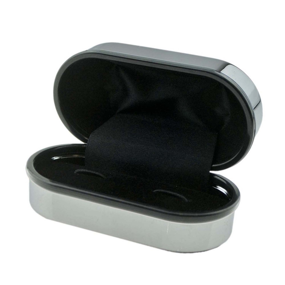Interstellar Nebula Round Cufflinks Presented in Personalised Box