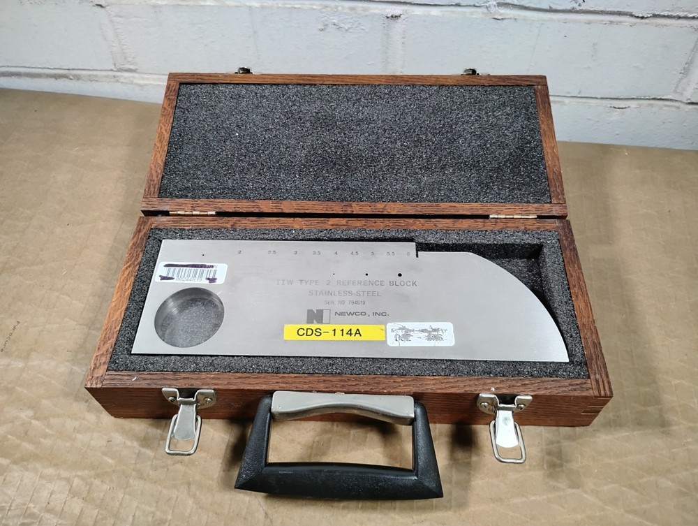 Newco IIW Type 2 Reference Block - Stainless Steel