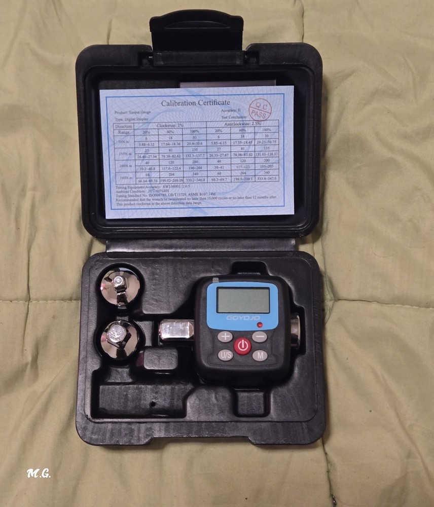 3/4" Digital Torque Adapter . Torque Meter Tester Convert