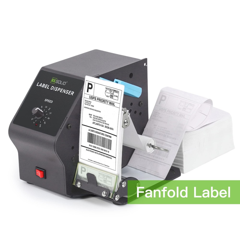 U.S. Solid Automatic Label Dispenser 4.7 in Width 11 in Roll Diameter