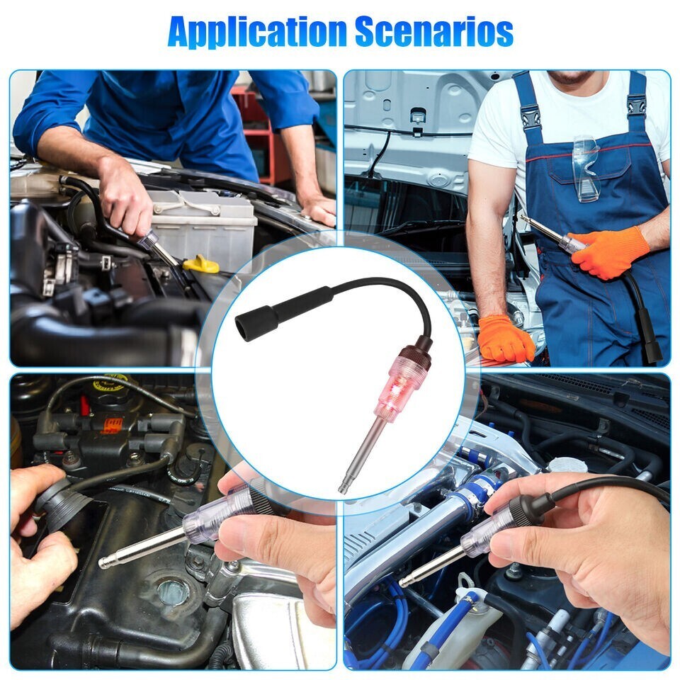 Test Tool Spark Plug Tester Ignition System Coil Engine In Line Auto Diagnostic
