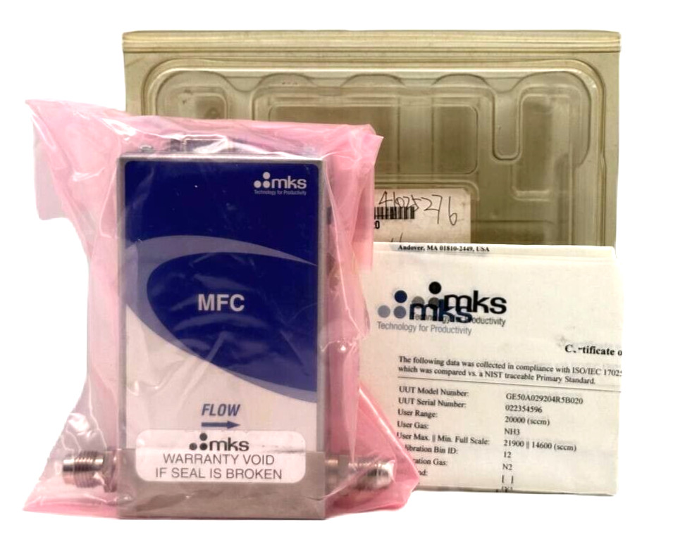 MKS INSTRUMENTS GE50A-30352 20000 SCCM N2 MASS FLOW CONTROLLER