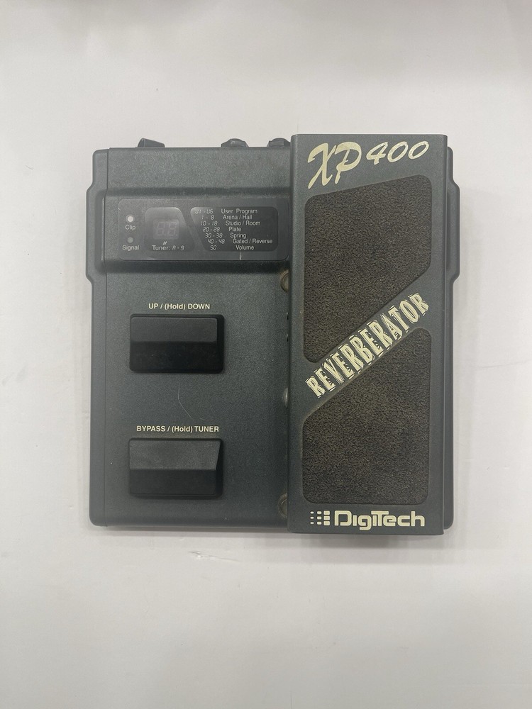 Digitech XP400 Reverberator Multi Reverb Guitar Effect Processor Pedal + PSU