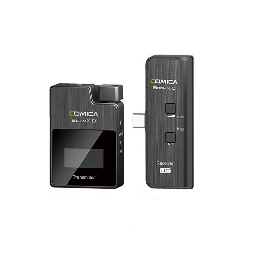 Comica Compact 2.4 GHz Digital Wireless Microphone System(Transmitter+Receiver)