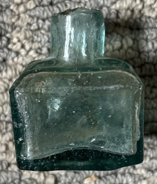Vtg Igloo Ink Bottle & Square Ink Bottle