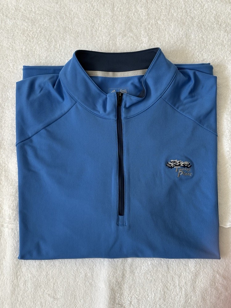 Torrey Pines Golf Course Adidas Climacool Quarter Zip Pullover Size 2XL