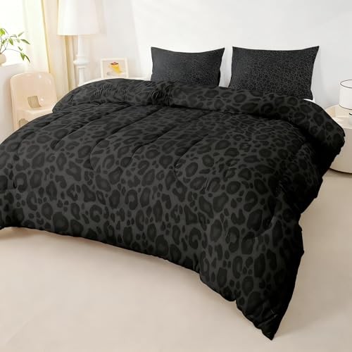 Leopard Print Bedding Set 3 Pcs Size,Cheetah Comforter King Multi 34