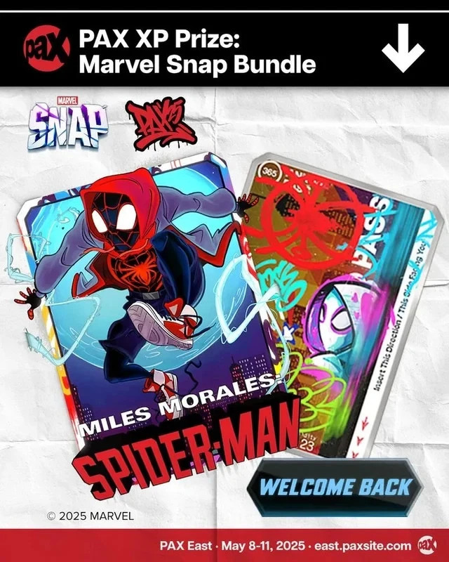 Marvel Snap Code PAX 2025 Miles Morales Variant