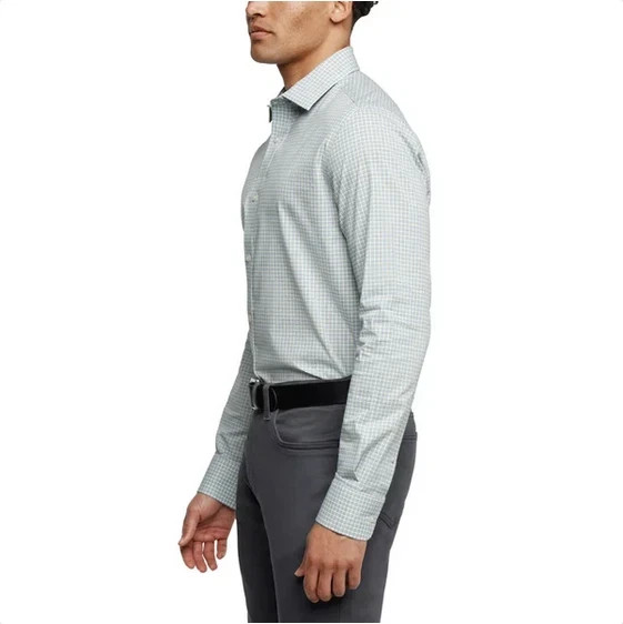 Banana Republic Men's Slim Fit Stretch Poplin Shirt XXL Striped