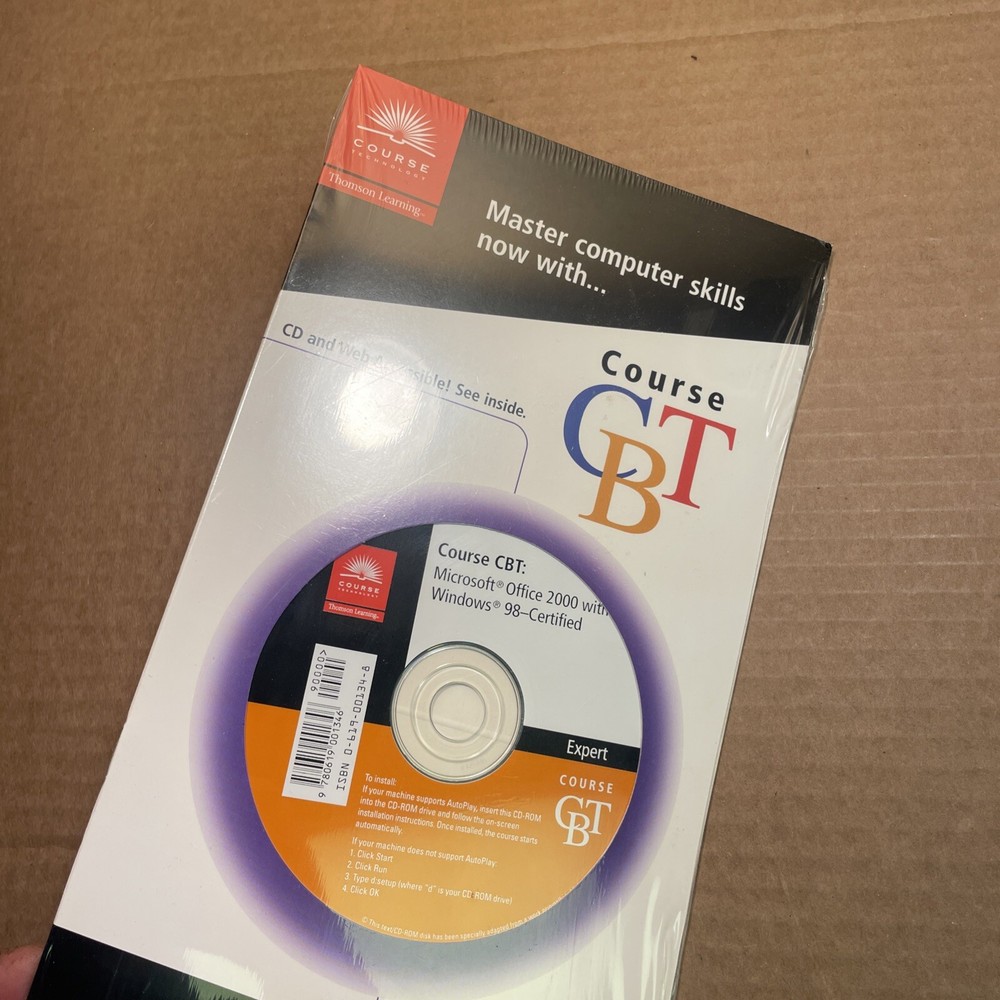 NEW Course Technology CTB Learning Software Microsoft Office 2000 w/ Windows 98