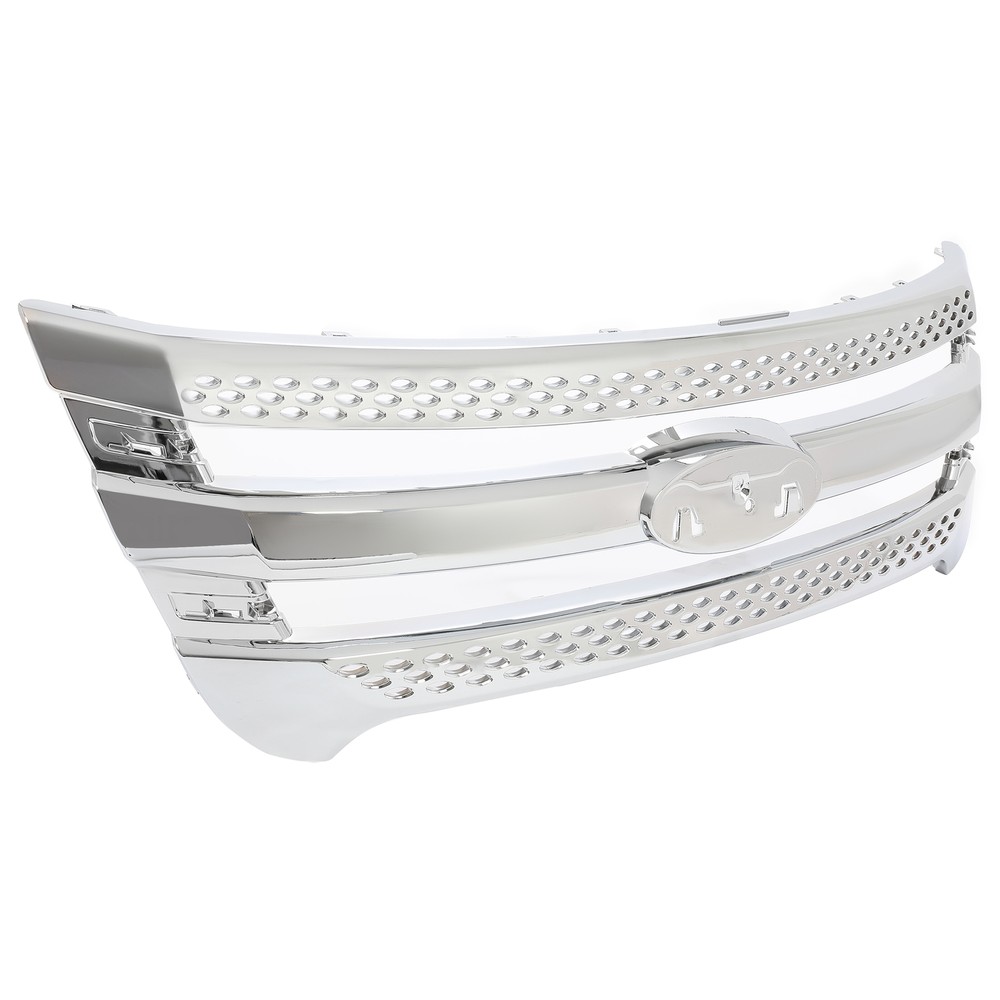 For Explorer 2011-2015 Chrome Front Bumper Upper Grille Assembly For FO1200533