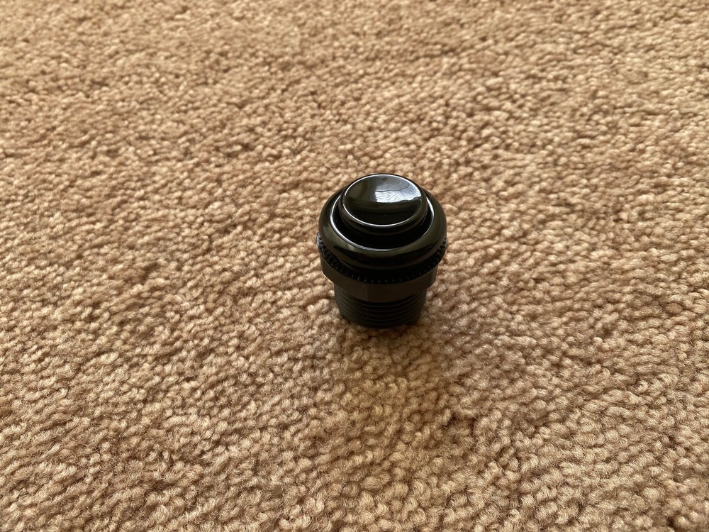 Ultimarc GoldLeaf Pushbutton Button Black MAME ARCADE USED