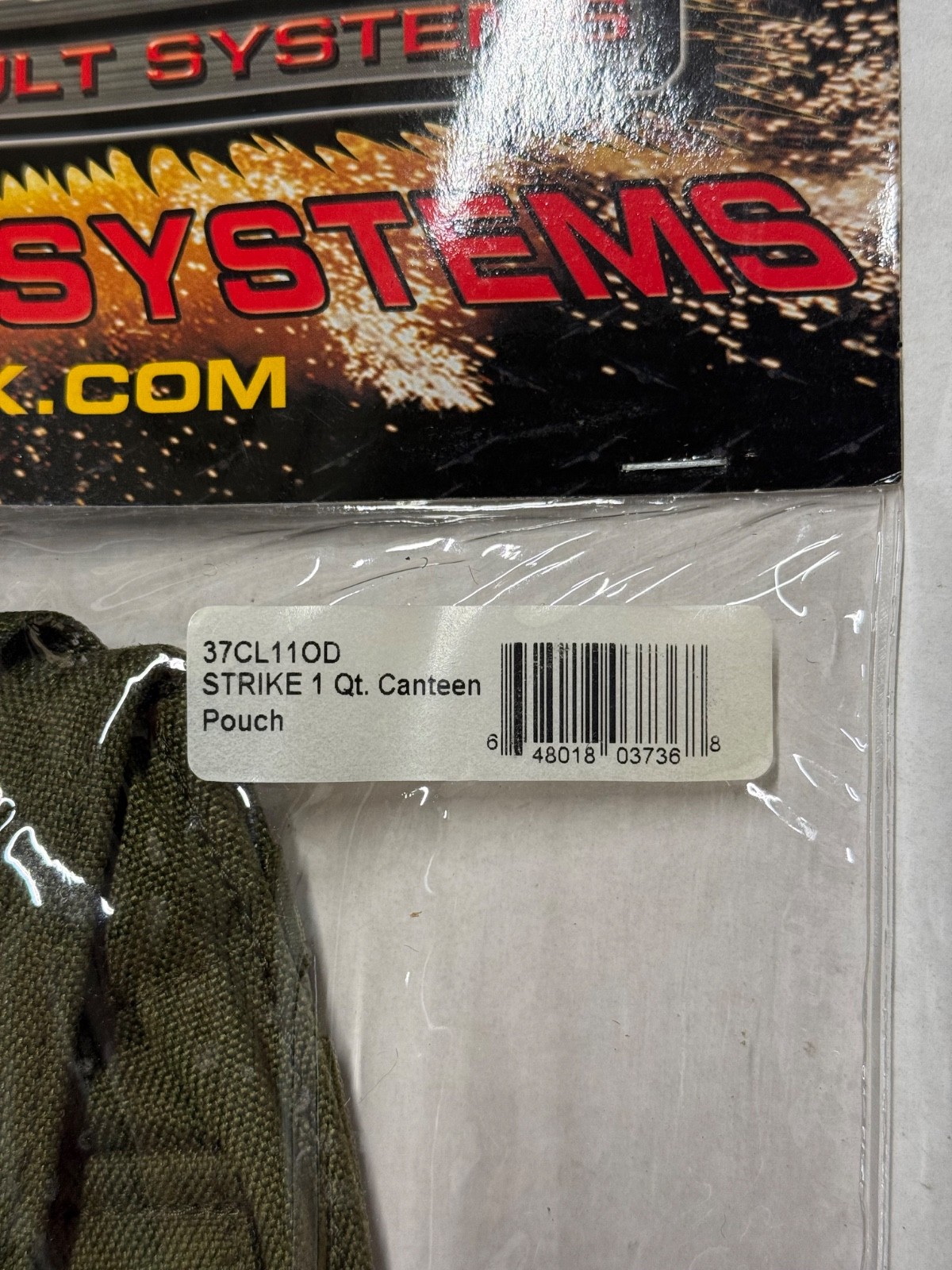 NEW BlackHawk STRIKE 1 Quart Canteen Pouch OD Olive Drab Green 37CL11OD 1qt