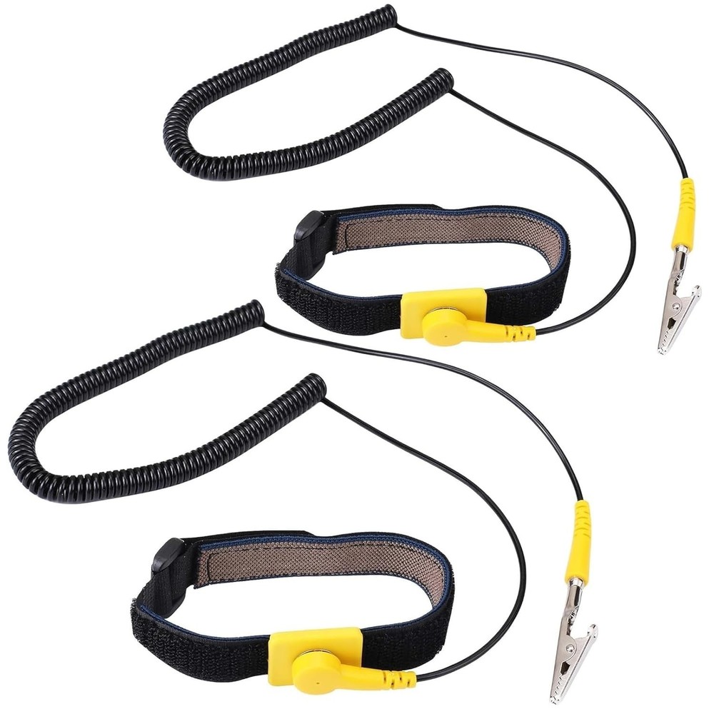 11-Inch Anti Static Wrist Strap for Electronics – Adjustable & Durable Design