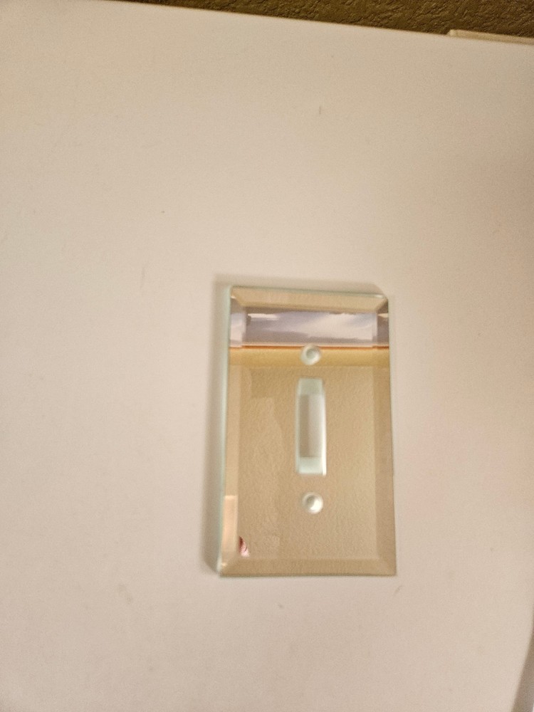 Mirror Single Switch Toggle Wallplate
