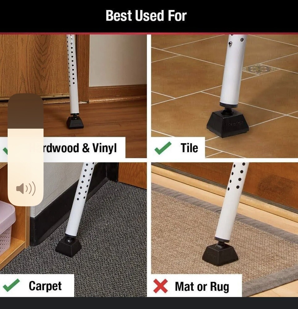 MASTERLOCK Dual Function Door Security Bar NEW
