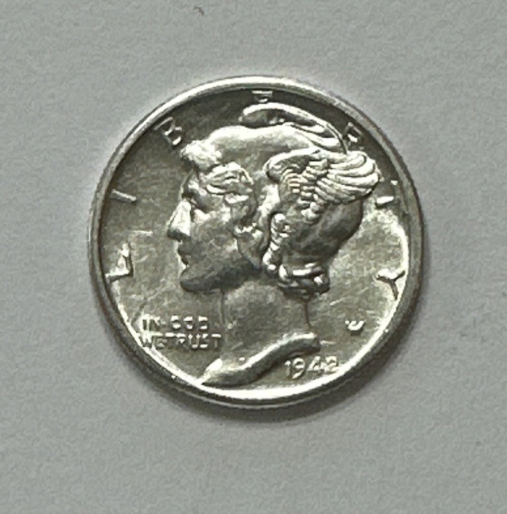 1942-D Mercury Head Dime BU (Inv.) 212968