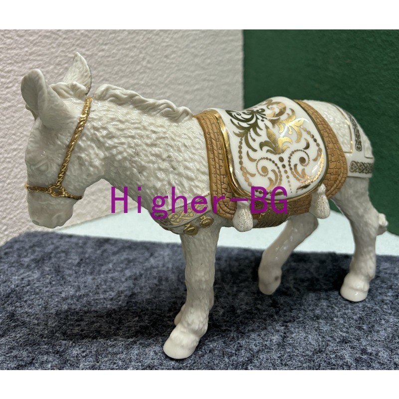 1pcs Lenox First Blessing Nativity Donkey Standing Ceramic