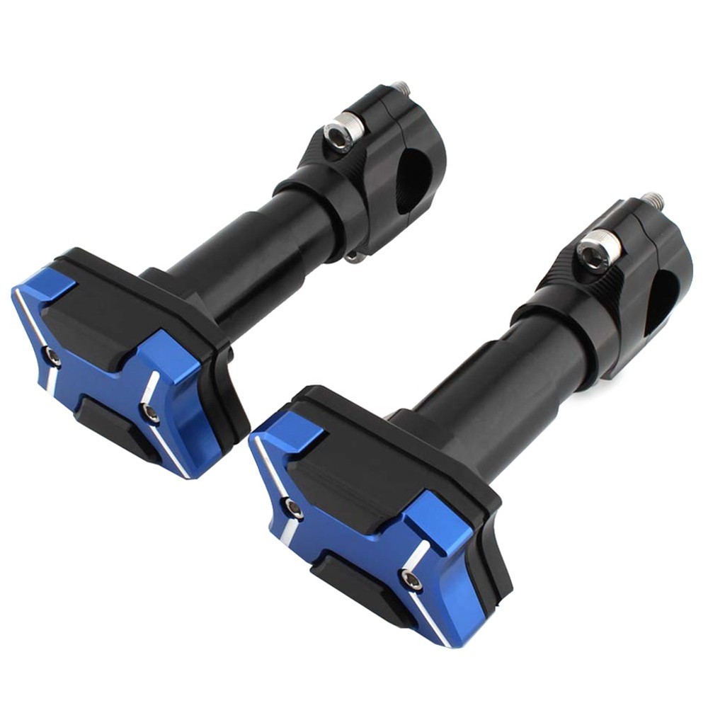 Universal Modified Engine Guard Crash Bar Frame Protector 22mm-30mm Dark Blue