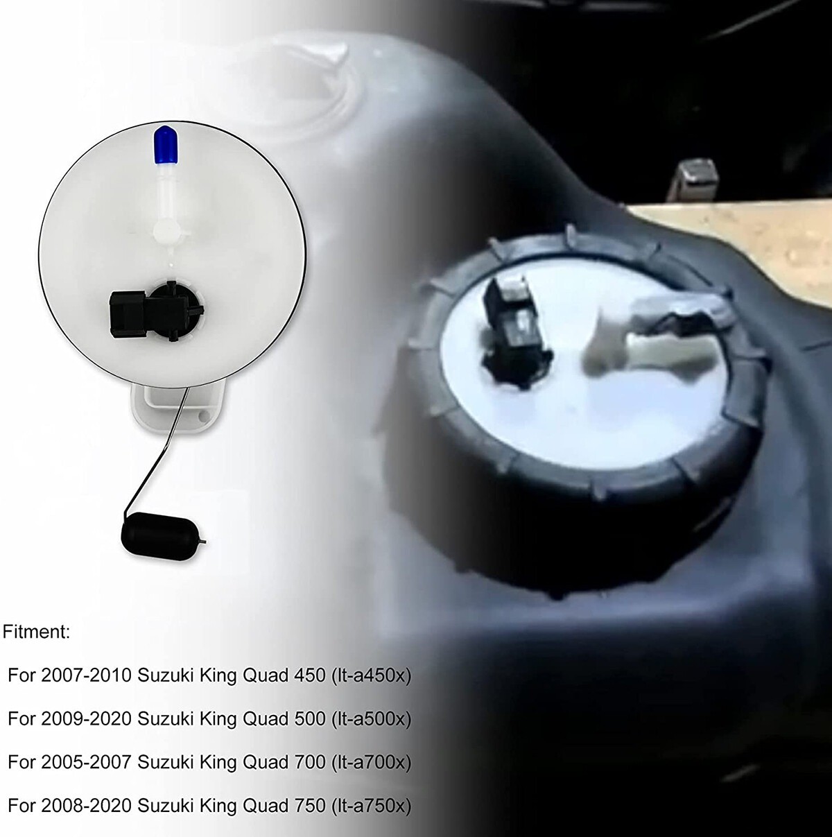 2005-2020 ATV/UTV Fuel Pump Assembly for SUZUKI KING QUAD Fuel Pump 15100-31G03