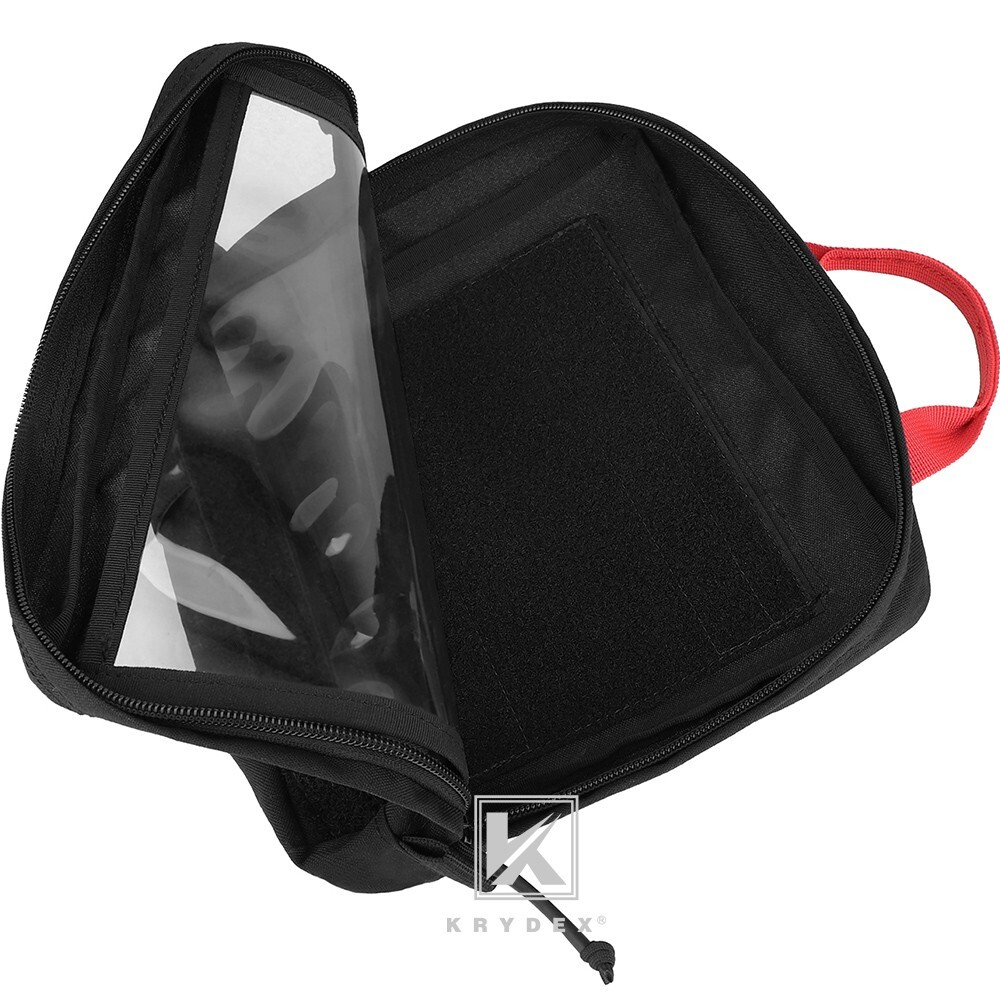 KRYDEX Clear Top Insert Cube Organizer Hook Back Packing Travel Backpack Large