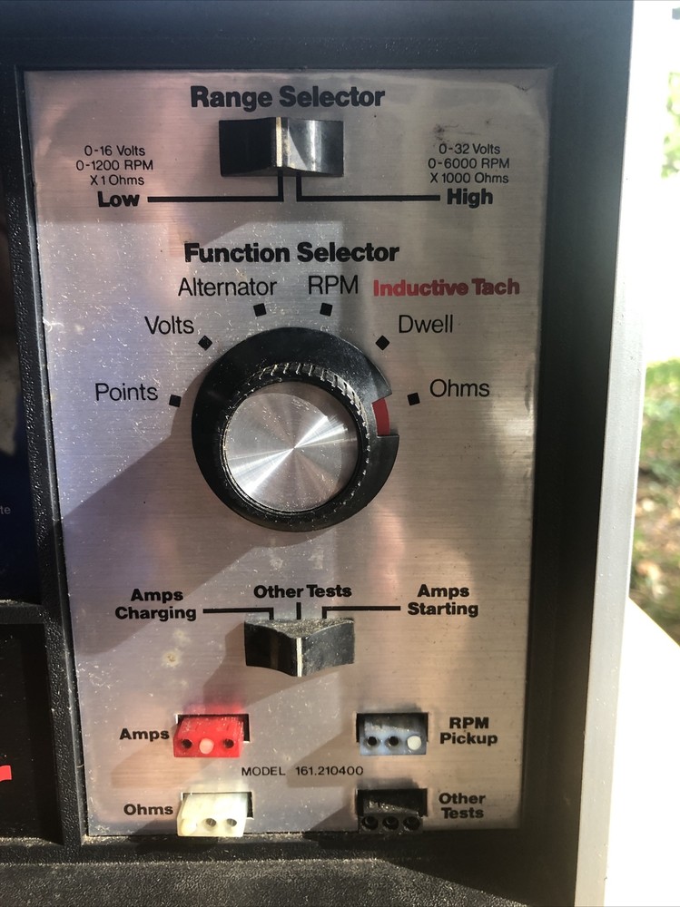 Craftsman Engine Analyzer Vintage Garage Art