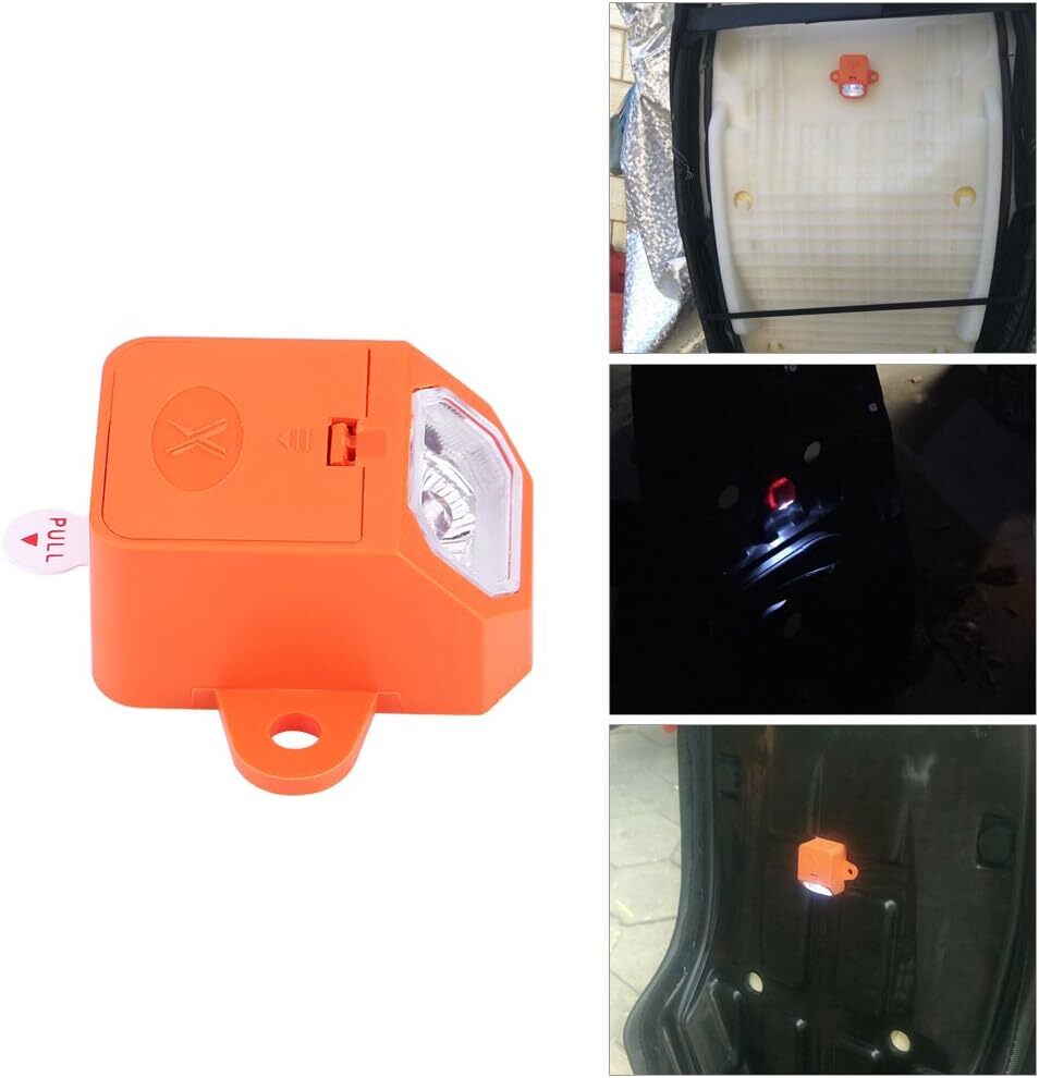 Automatic Sensor Down Light Storage Motorcycle Scooter Bucket Seat Light