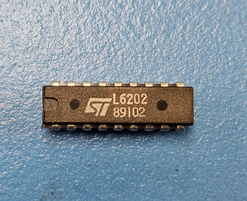 (10 PCS) L6202 STMICRO FULL BRIDGE DRIVER 18PIN DIP