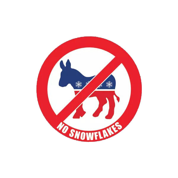 No Snowflakes Sticker Decal
