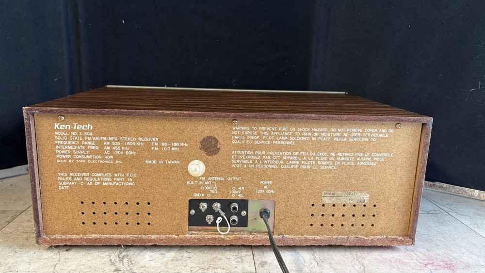 Vintage Ken Tech Stereo Tuner*Very Nice!*