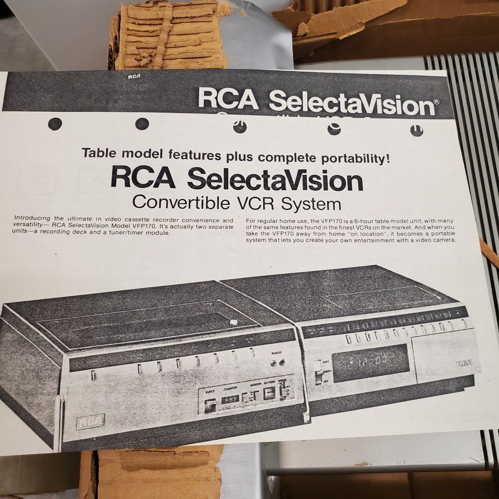RCA Selectavision Turner Timer Module TEP 1400