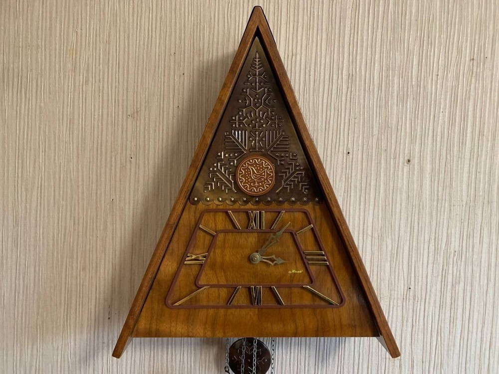Soviet Vintage Cuckoo clock, USSR clock, Soviet working clock, Mechanical clock