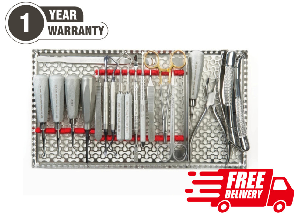 Professional Hu-Friedy Koerner Oral Surgery Kit – Complete Basic Dental Set