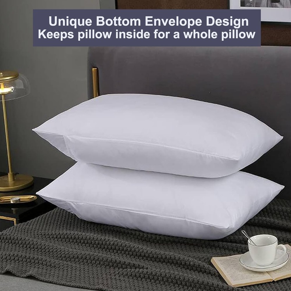Queen Size Pillowcases Soft Brushed Microfiber Wrinkle Resistant